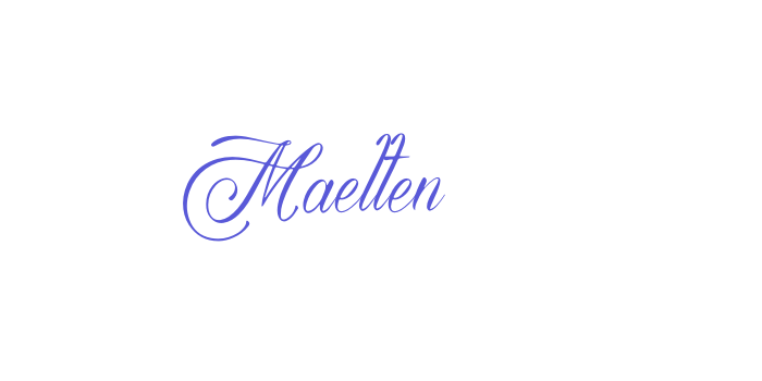 Maelten Font Download