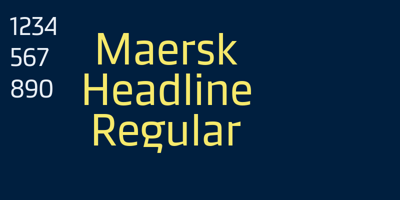 Maersk Headline Regular