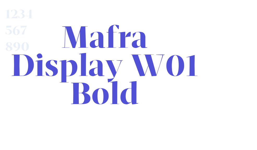 Mafra Display W01 Bold-font-download