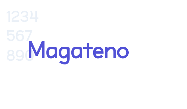 Magateno font download