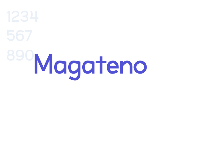 Magateno font download