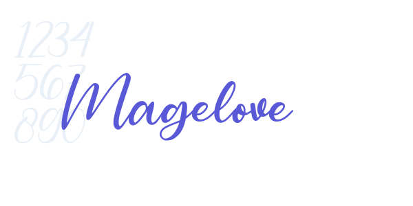 Magelove font free