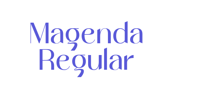 Magenda Regular Font