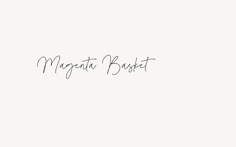 Magenta Basket Font