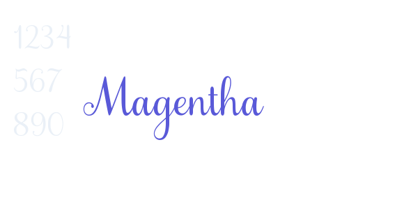 Magentha font free