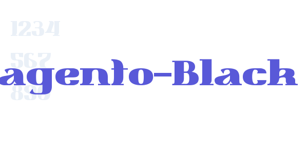 Magento-Black font free