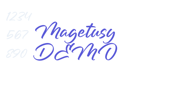 Magetusy DEMO font free