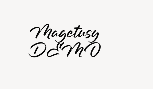 Magetusy DEMO Font