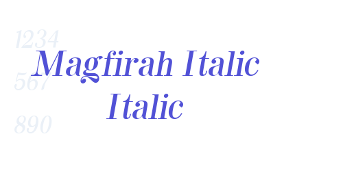 Magfirah Italic Italic-font-download