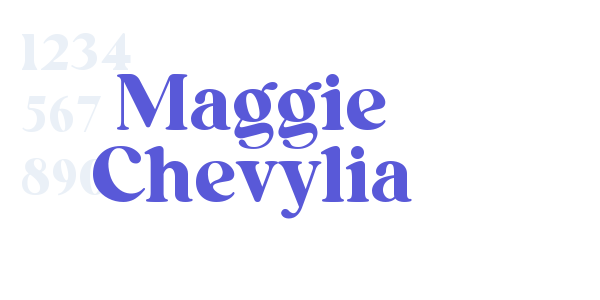 Maggie Chevylia font free