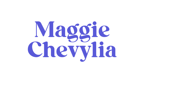 Maggie Chevylia Font Download