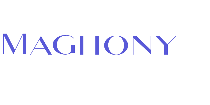 Maghony Font Download