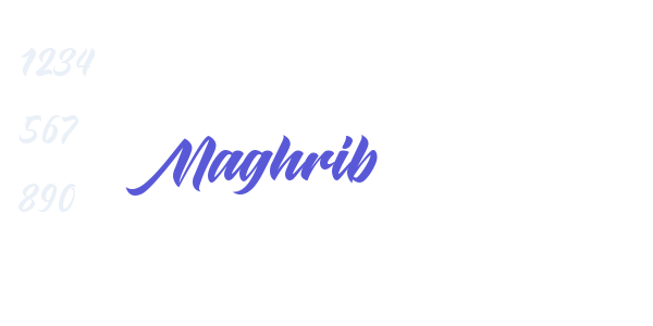 Maghrib font free