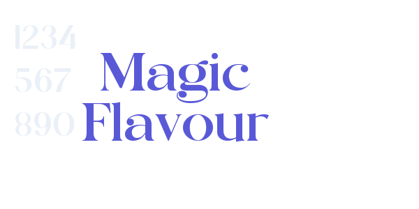 Magic Flavour font free