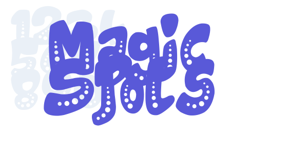 Magic Spots font free