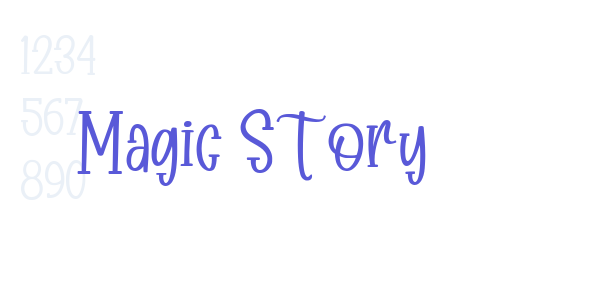 Magic Story font