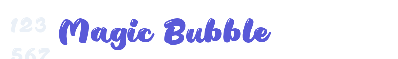 Magic Bubble font