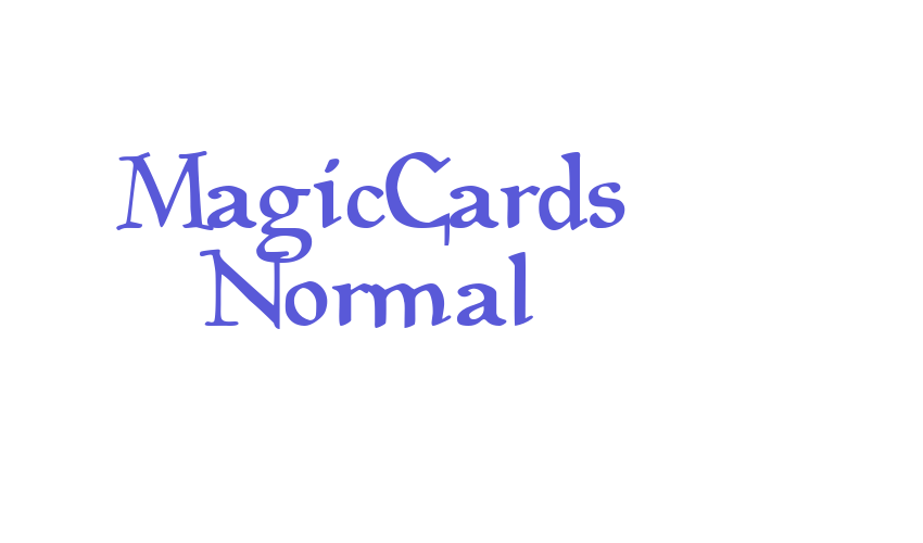 Magic Cards Normal Font Download