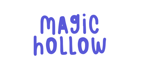 Magic Hollow Font