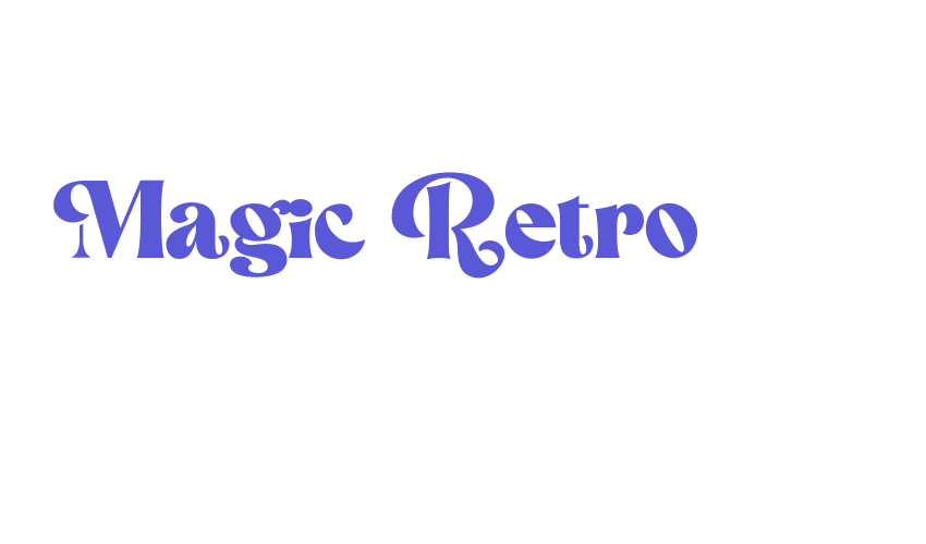 Magic Retro Font