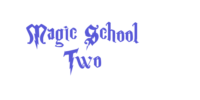 Magic School Two Font