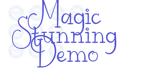 Magic Stunning Demo-font-download