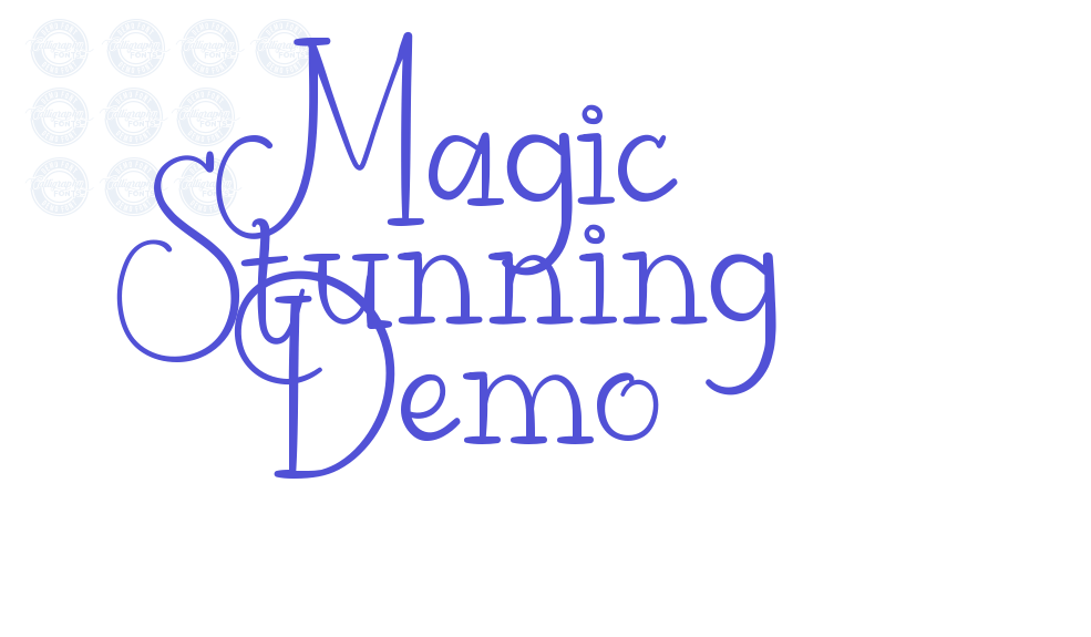 Magic Stunning Demo-font-download