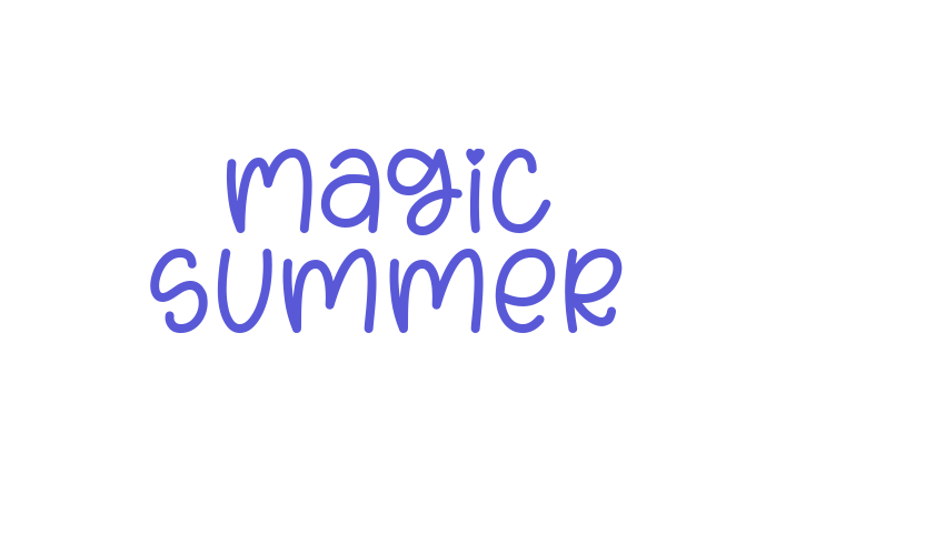 Magic Summer Font