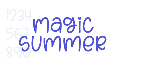 Magic Summer-font-download