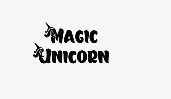 Magic Unicorn Font