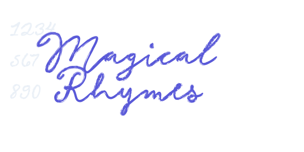 Magical Rhymes font free