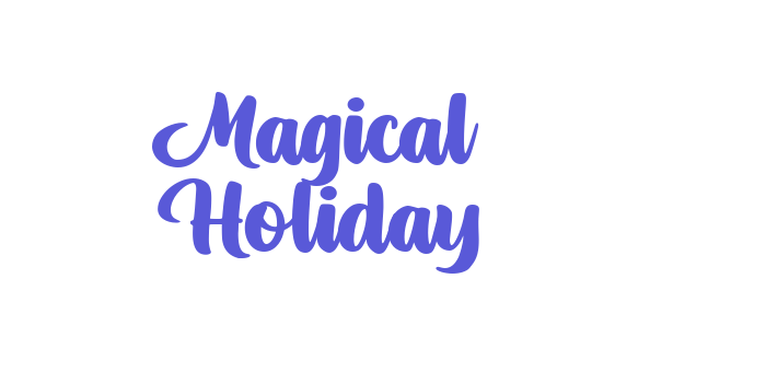 Magical Holiday Font Download