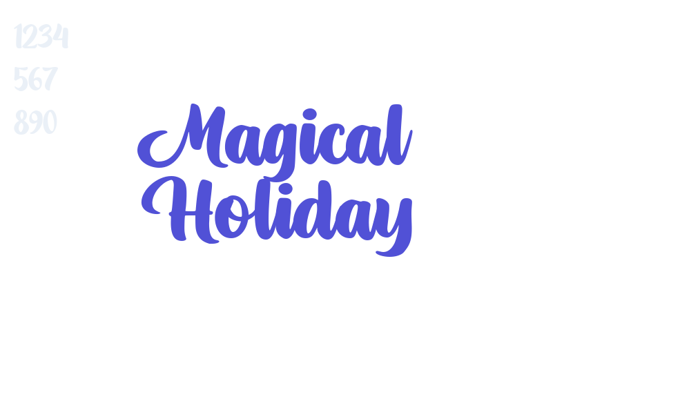 Magical Holiday-font-download