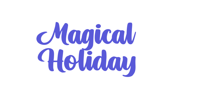 Magical Holiday Font