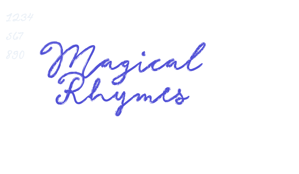 Magical Rhymes-font-download