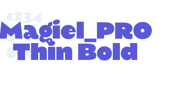 Magiel_PRO Thin Bold font free