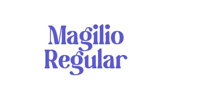 Magilio Regular Font Download