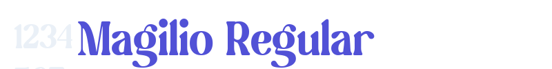 Magilio Regular-font