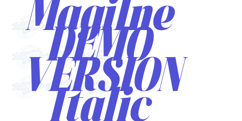 Magilne DEMO VERSION Italic-font-download