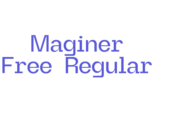 Maginer Free-Regular Font