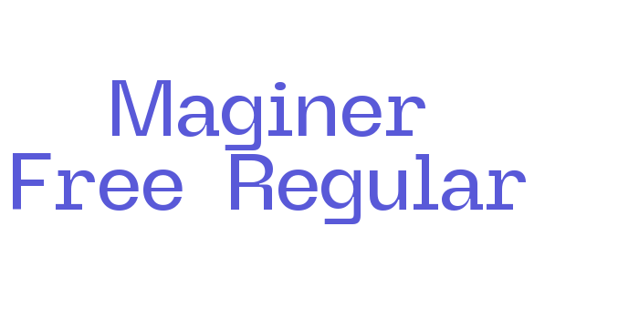 Maginer Free-Regular Font Download