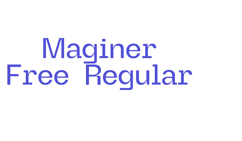 Maginer Free-Regular-font-download