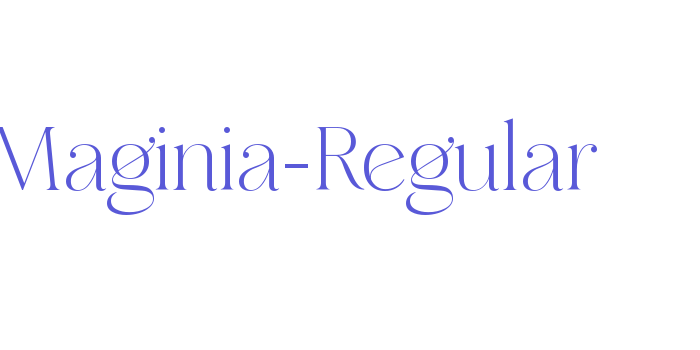 Maginia-Regular Font Download