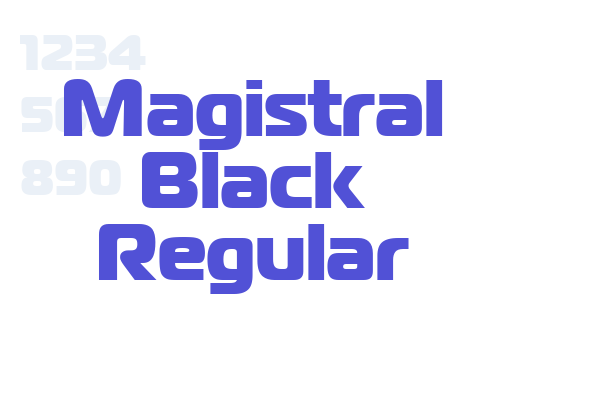 Magistral Black Regular