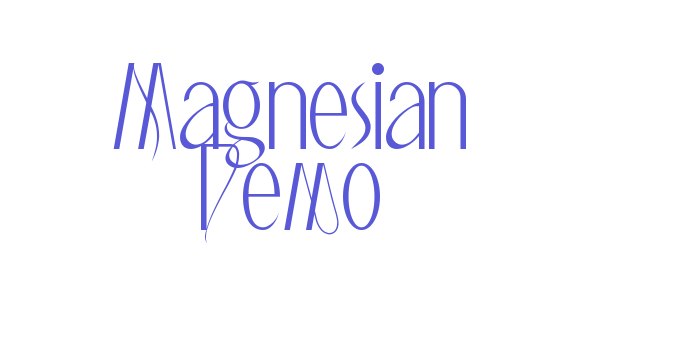 Magnesian Demo Font Download