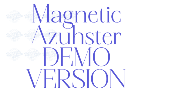 Magnetic Azuhster DEMO VERSION font free