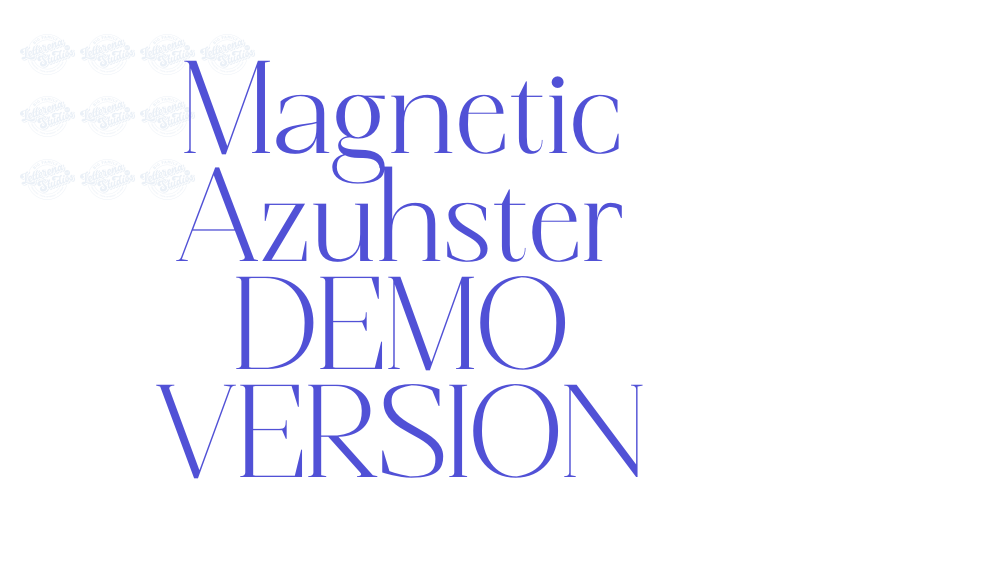 Magnetic Azuhster DEMO VERSION-font-download