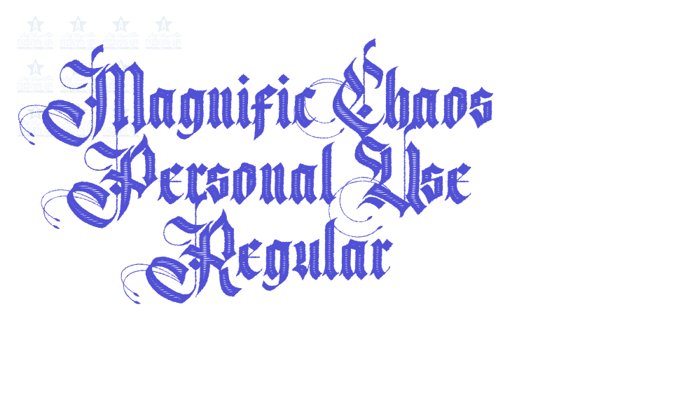 Magnific Chaos Personal Use Regular-font-download