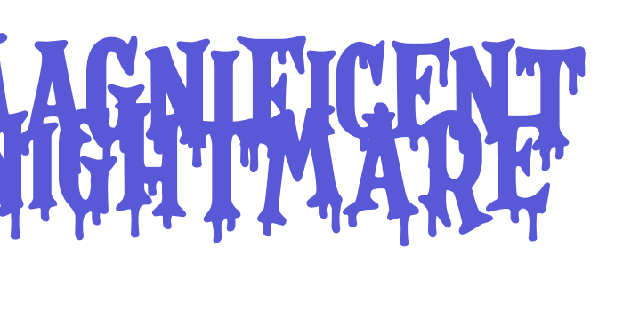 Magnificent Nightmare Font Download