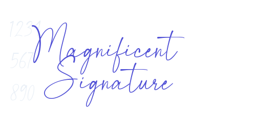 Magnificent Signature-font-download